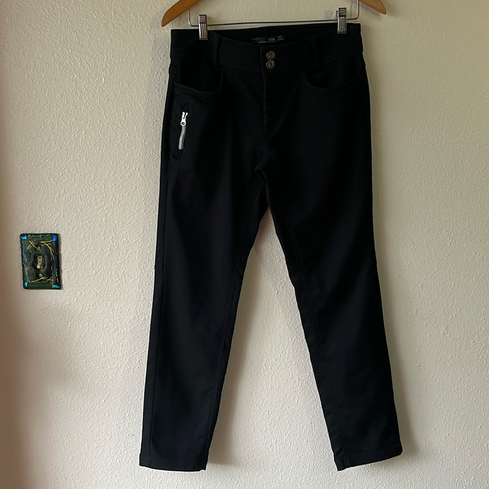Prana Black Cropped Casual Pants 6/28